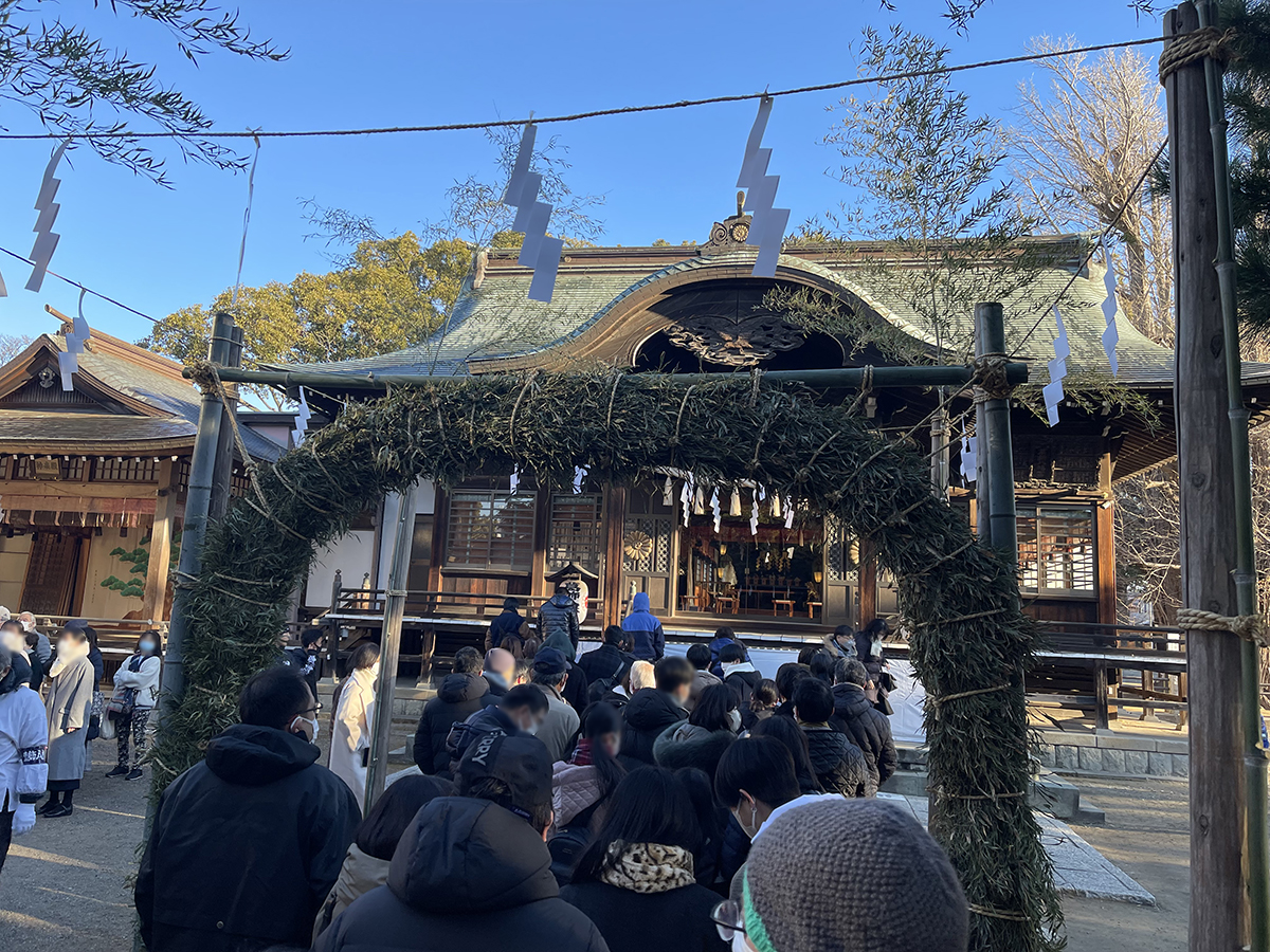 葛飾八幡宮への初詣