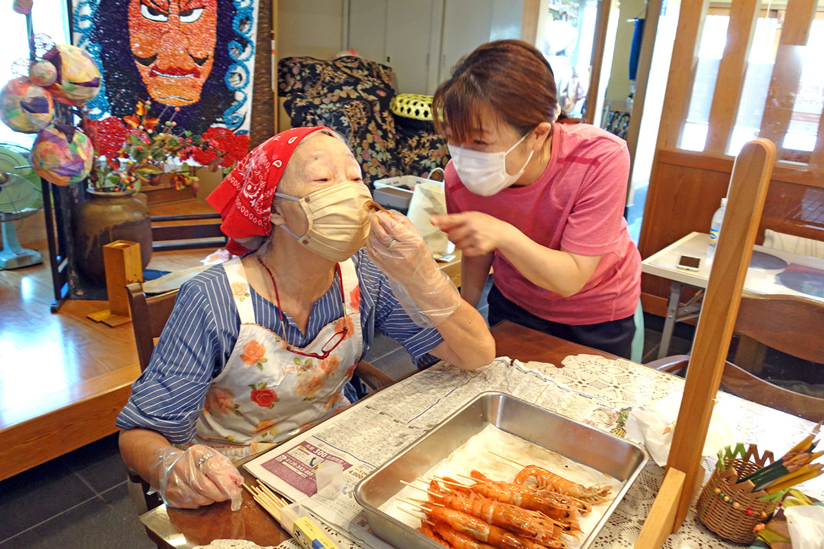 デイサービスのチャンチャン焼き