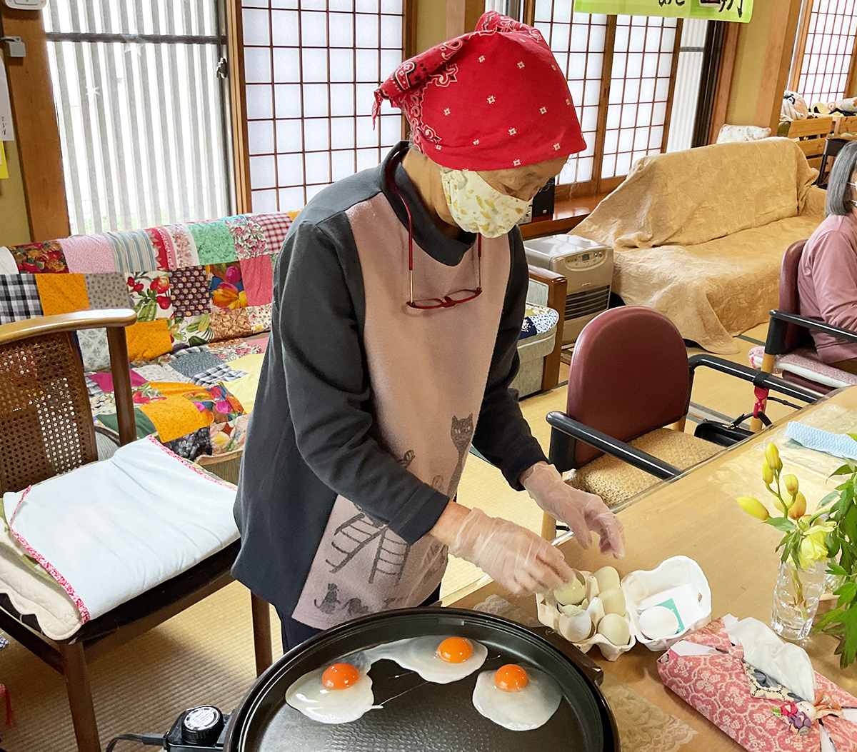 アローカナの卵焼き