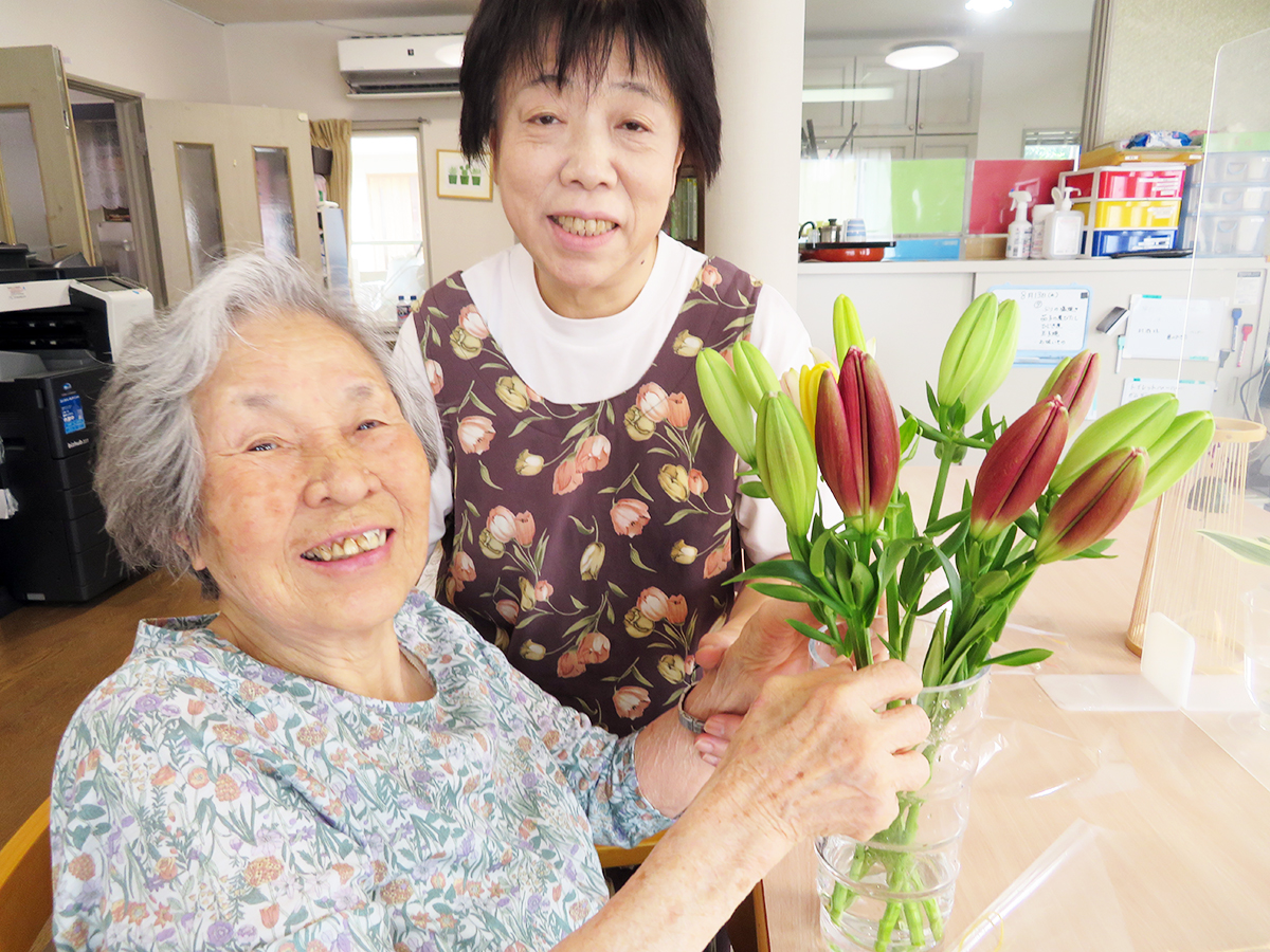 ユリの花