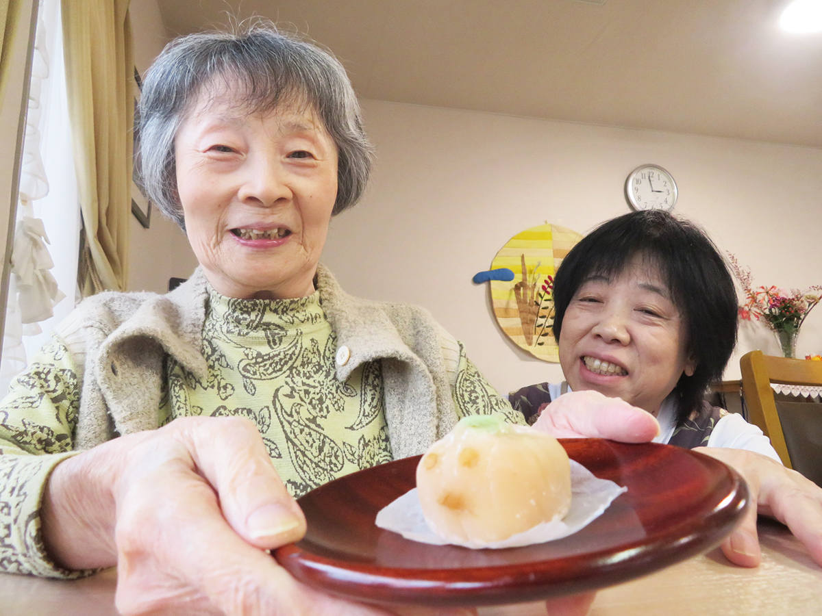 ハロウィン和菓子でにっこにこ