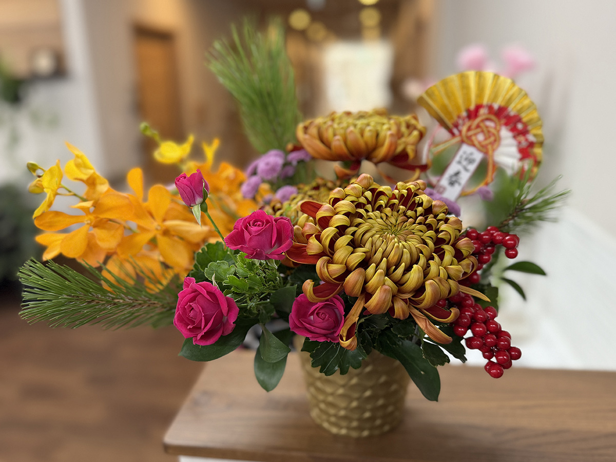 お正月飾のお花