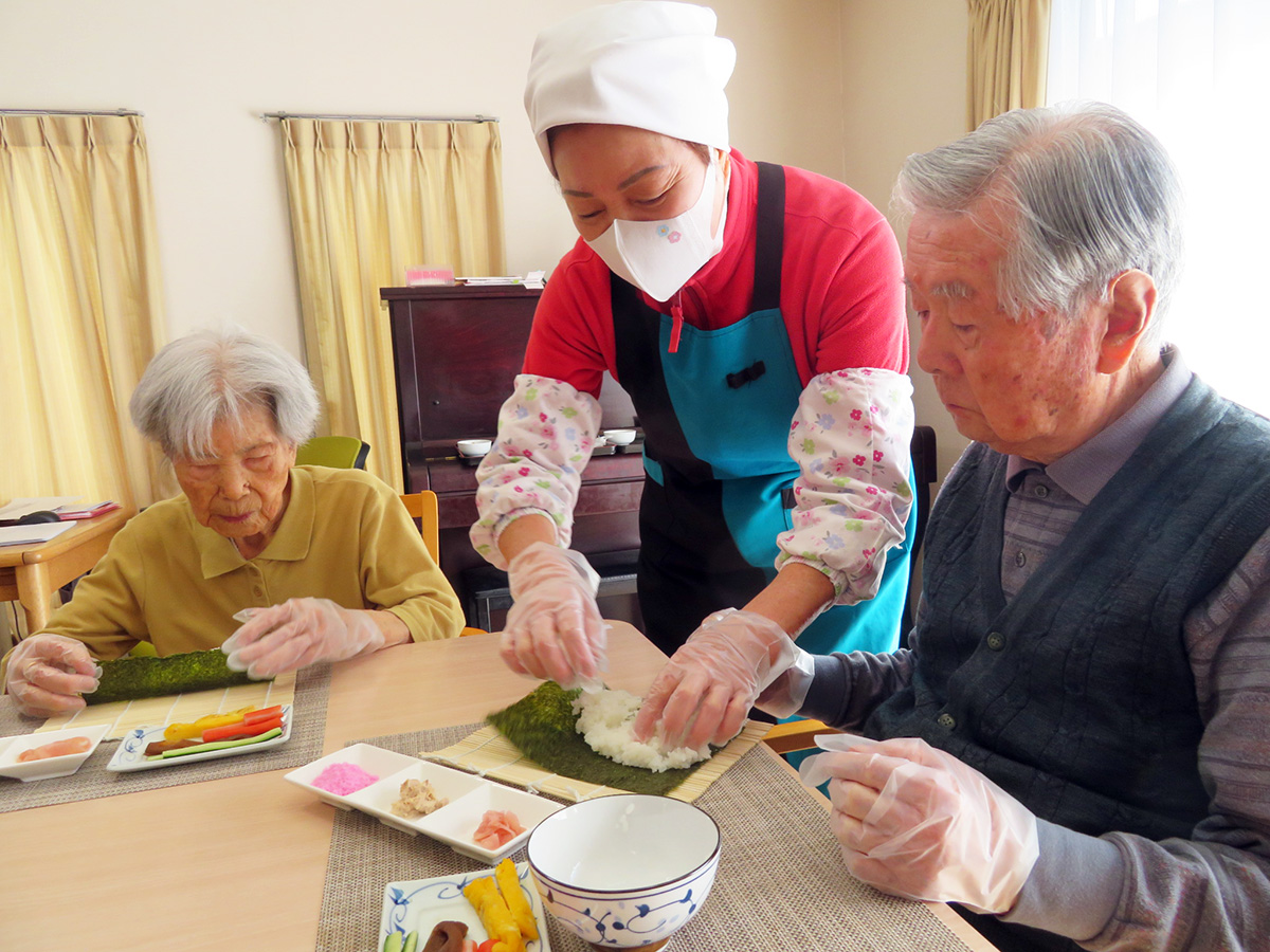 恵方巻きづくり