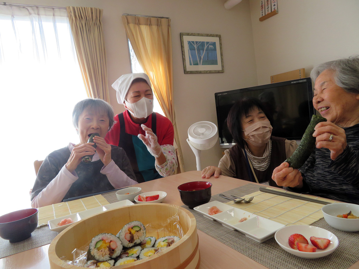 恵方巻きづくり