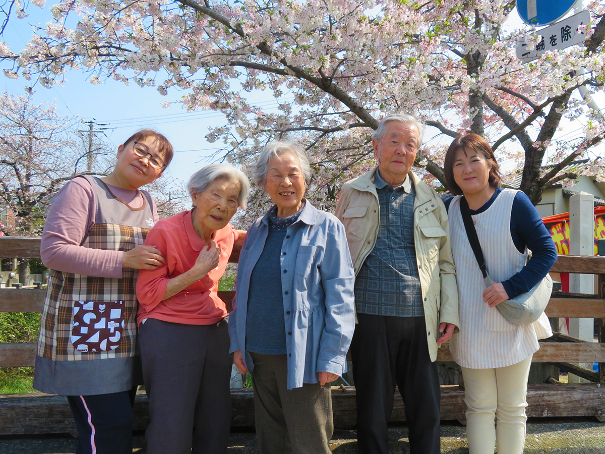 真間川へのお花見