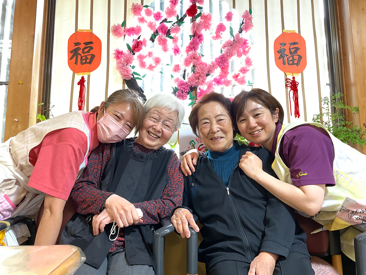 春のお茶会での様子