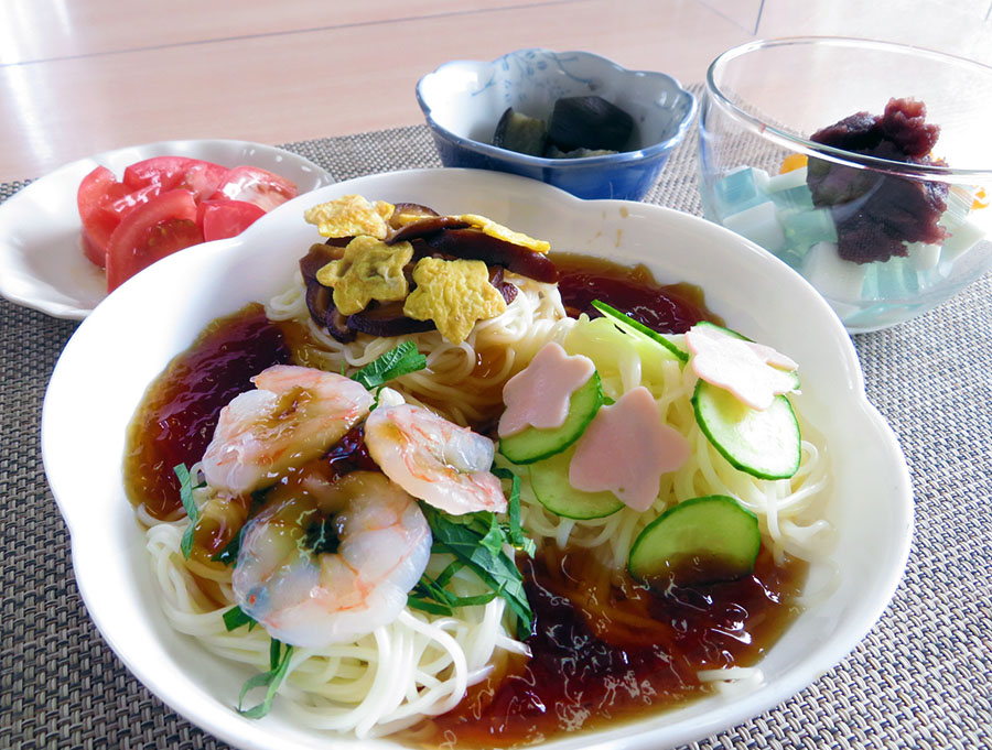 見て良し！食べて良し！のそうめん