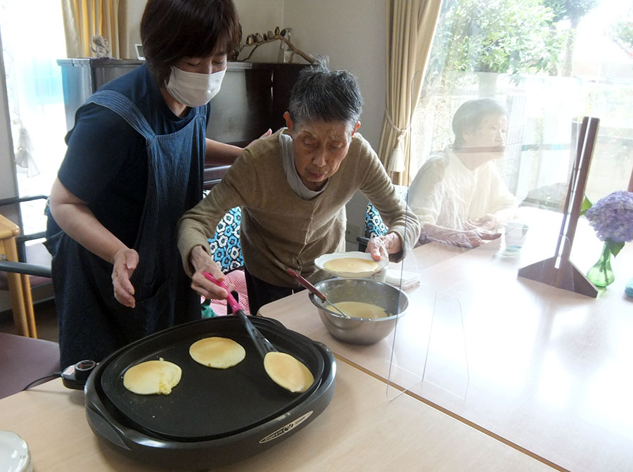 甘～い香りに包まれました。