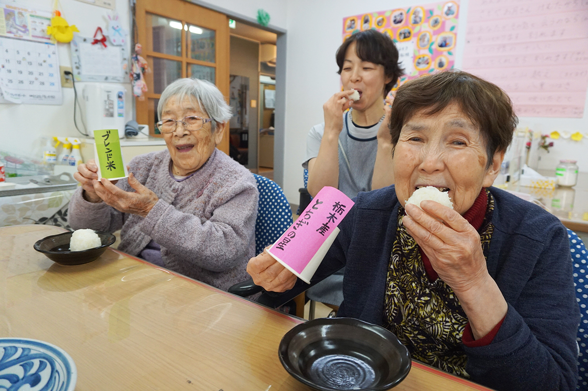 お米のソムリエはご入居者様