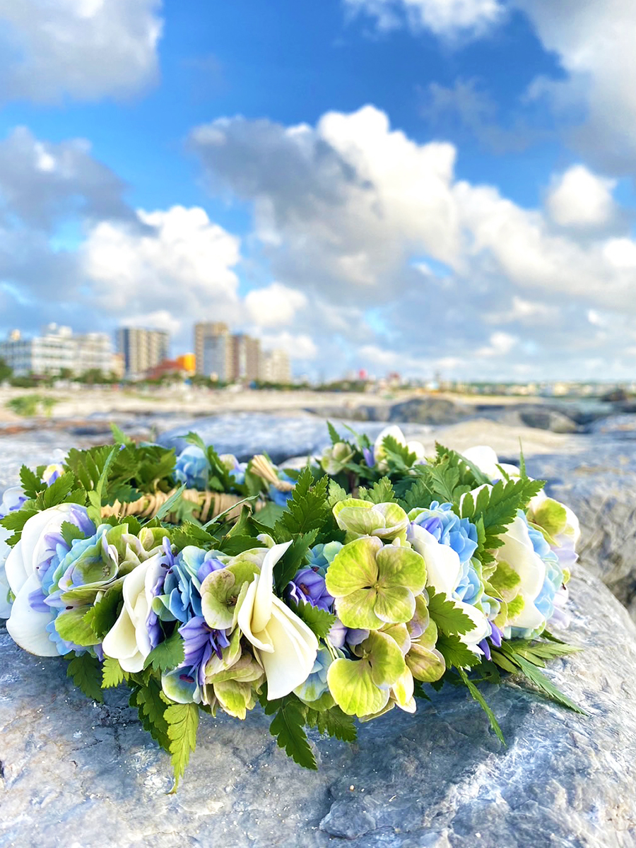 ネストの紫陽花が沖縄で大活躍！