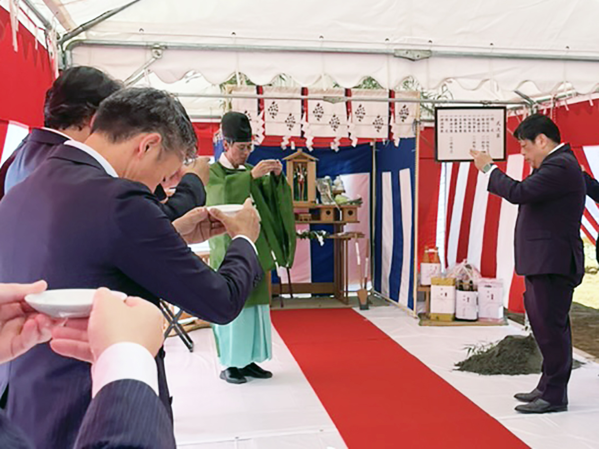 地鎮祭　感謝の思いを胸に前進