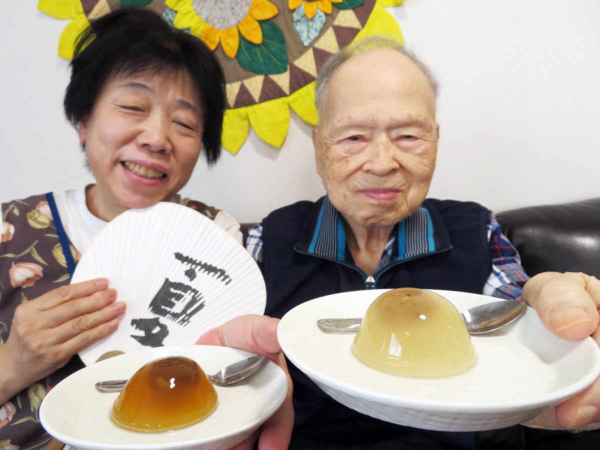 暑さに負ないぞ！」京都丹波の栗のみずようかん