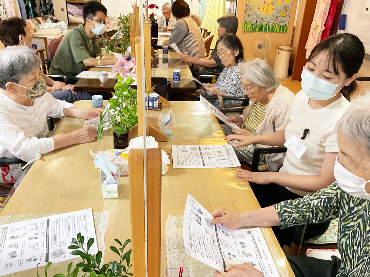 千葉大学看護額部の大学生の実習