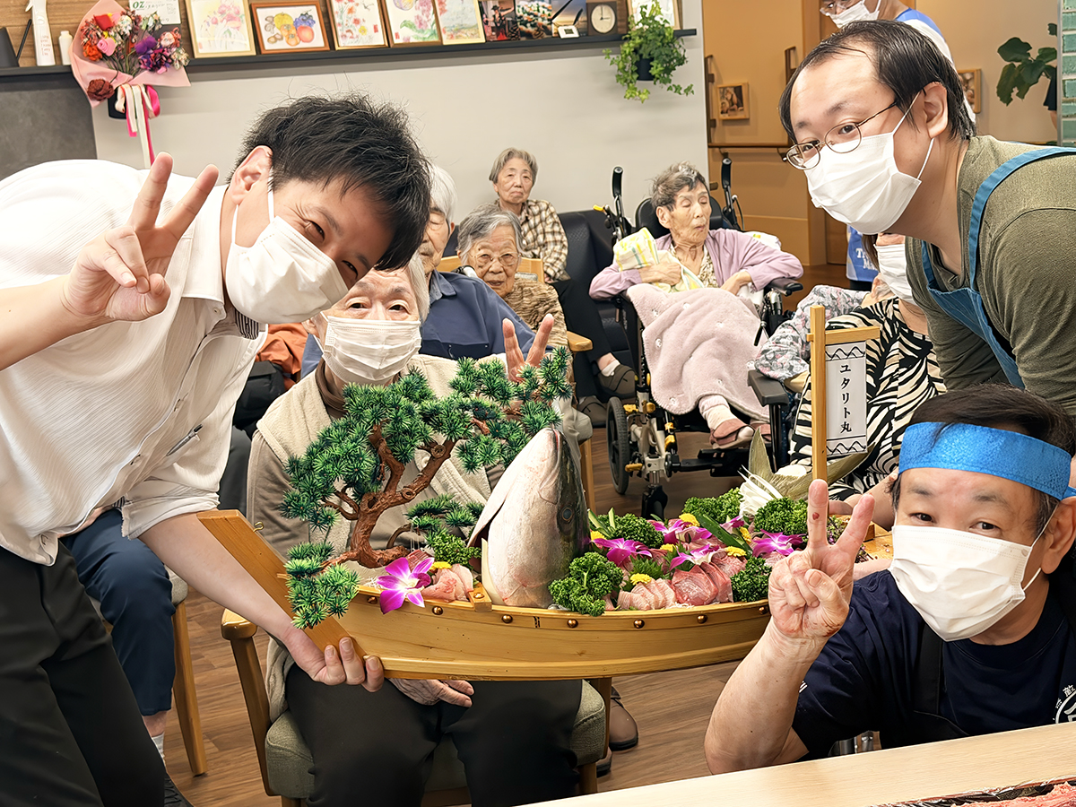 ブリ解体ショー
